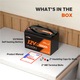 Acumulator solar LiTime, 12V 100Ah, auto-incalzire, -20C, 1280W, compatibil fotovoltaic