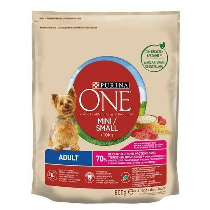 Храна за кучета, Purina, телешко, 800гр