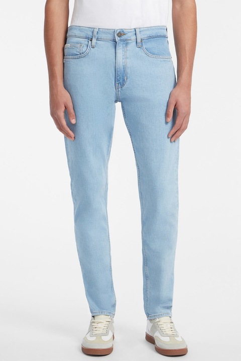 GUESS JEANS, Szűkülő szárú farmernadrág, Világoskék