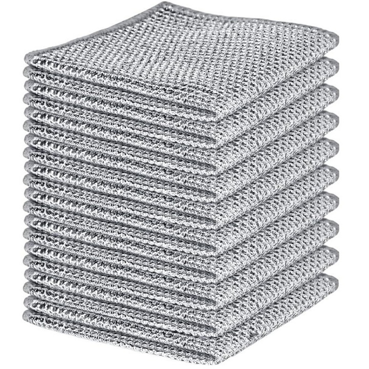 Комплект от 10 кухненски кърпи, микрофибър, 20x20см