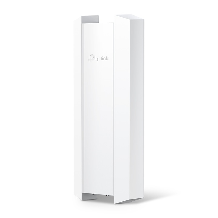 Access Point TP-LINK EAP610-OUTDOOR, Двулентов, AX1800, Екстериор/Интериор, Бял