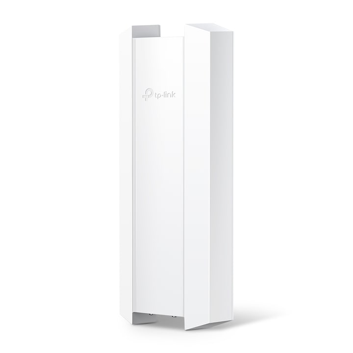 Access Point TP-LINK EAP610-OUTDOOR, Двулентов, AX1800, Екстериор/Интериор, Бял