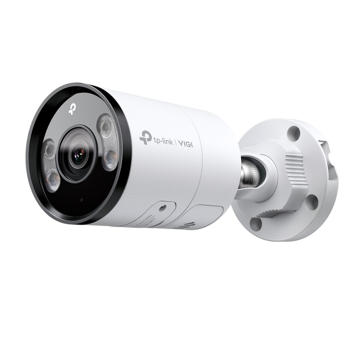 TP-LINK VIGI C355(4MM) IP Kamera, Kültéri, Színes, Éjjellátó, 5 Megapixel, 4mm Objektív, Fekete/Fehér