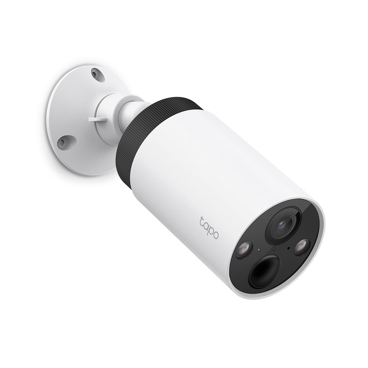 Безжична камера за наблюдение TP-LINK TAPO C420, Cloud, За интериор/екстериор, Нощно наблюдение, Черен/Бял