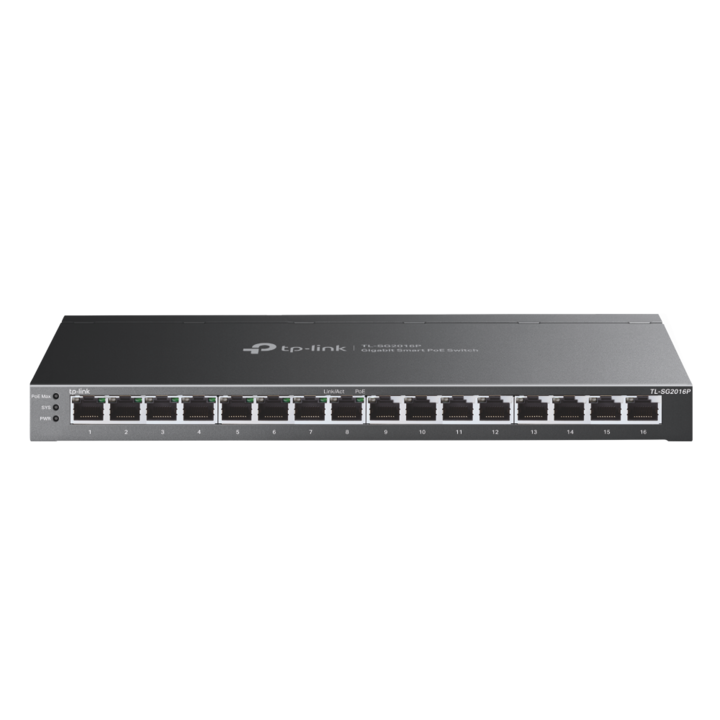 Суич TP-LINK JetStream Gigabit Smart с 16 порта с 8 PoE+ порта, Стандарти и протоколи: IEEE 802