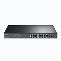 Switch TP-LINK TL-SG1218MP 18x1000Mbps (16xPOE+) + 2xGigabit SFP, negru