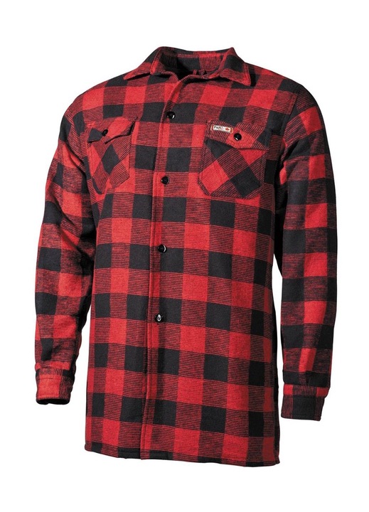 Camasa FOX Outdoor, bumbac, carouriasdf, Negru