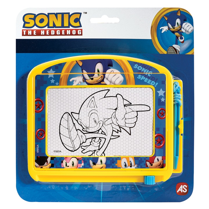 Дъска за рисуване As Art- Magic Scribbler, Sonic The Hedgehog