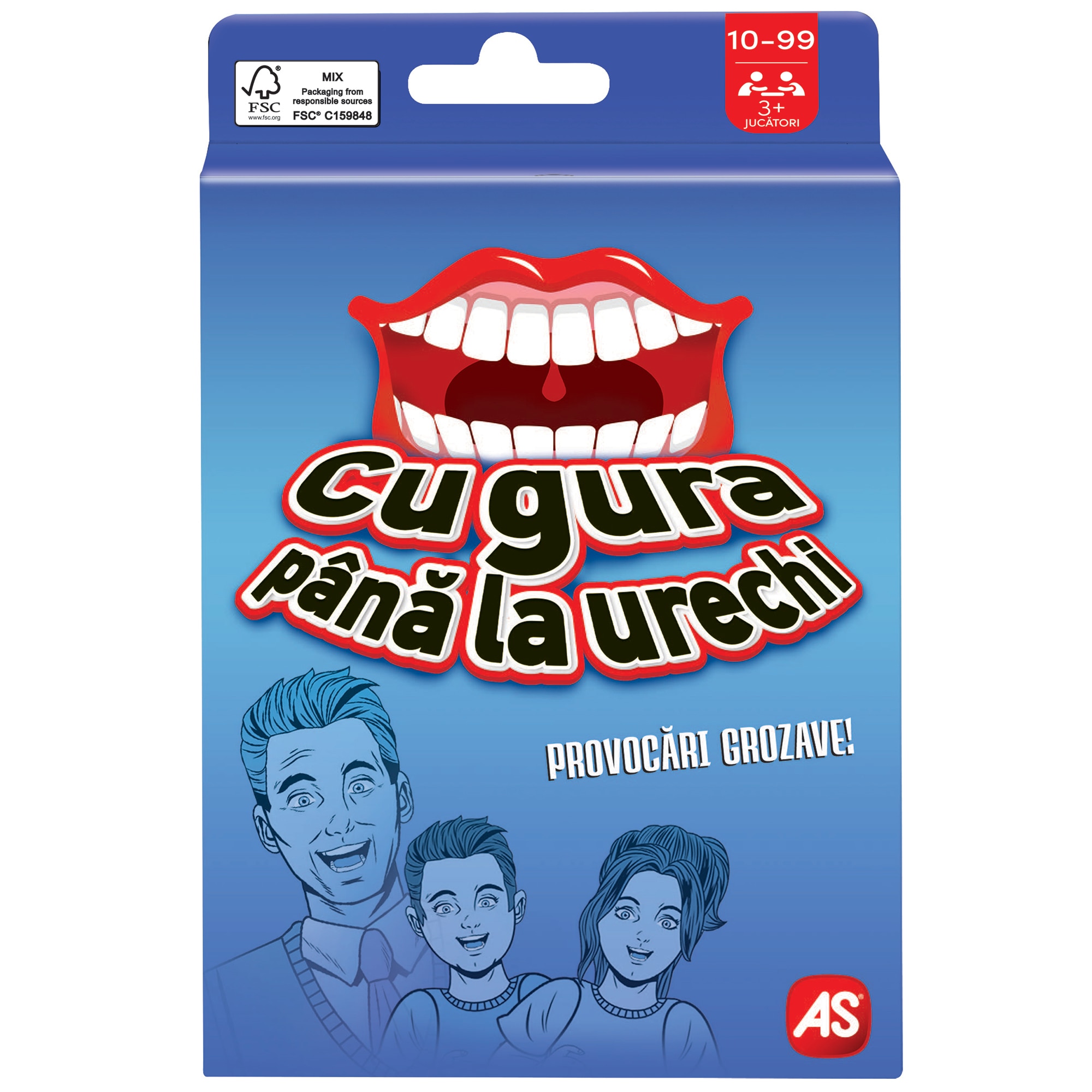 Joc de carti AS Games - Cu gura pana la urechi, limba romana