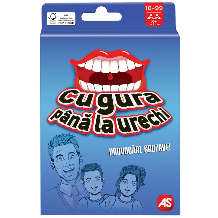 Joc de carti AS Games - Cu gura pana la urechi, limba romana