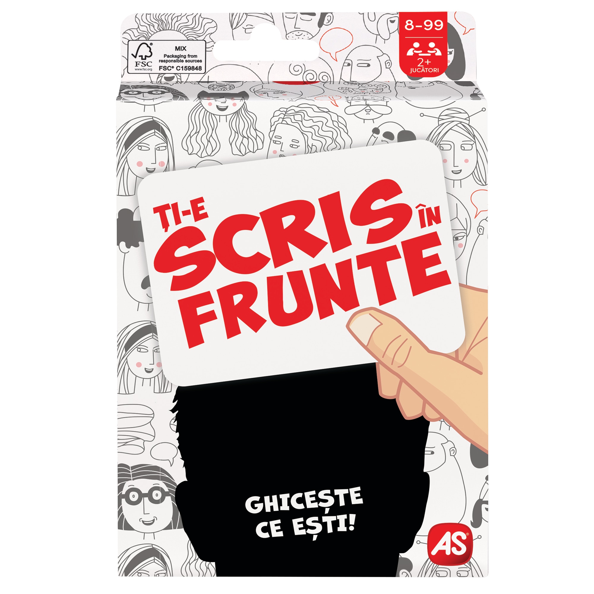 Joc de carti AS Games - Ti-e scris in frunte, limba romana