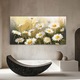 Tablou Canvas, 40x80 cm, Dormitor si Living, Flori, Margarete, Daily Daisy