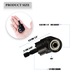 Set accesorii pentru gaurit si insurubat, adaptor universal 1/4 3/8 1/2", extensie unghi drept 105 grade, negru, 4 piese