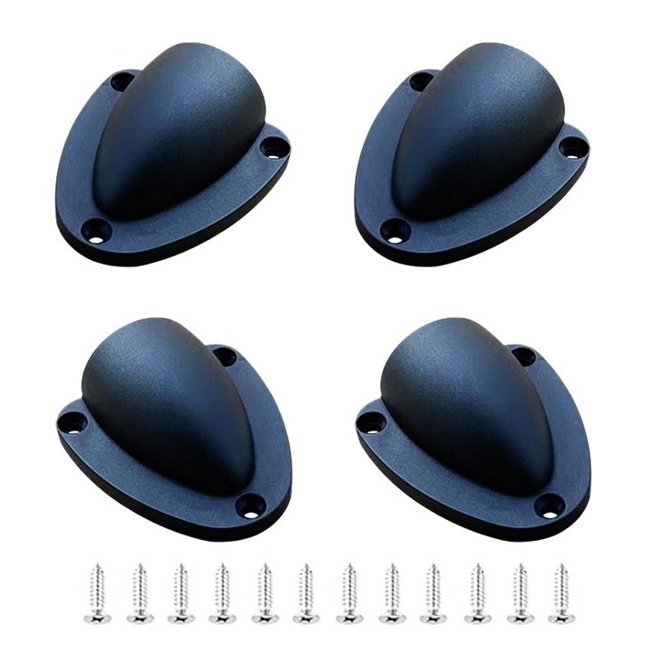 Set 4 capace pentru cabluri ambarcatiuni, plastic rezistent la UV si intemperii, 63x58mm