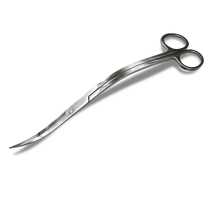 Foarfeca pentru acvariu, inox, 25cm, multifunctionala