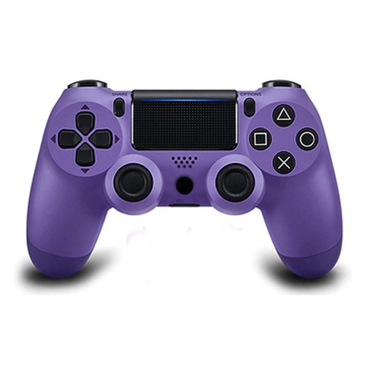 Healife vezeték nélküli vezérlő PS4-hez, kettős vibráció, hattengelyes, lila