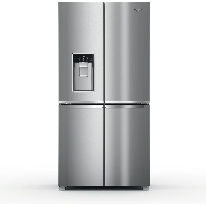 Whirlpool WQ9I MO2L EF Side-by-Side Hűtőszekrény, 592 L, E energiaosztály, Rozsdamentes acél