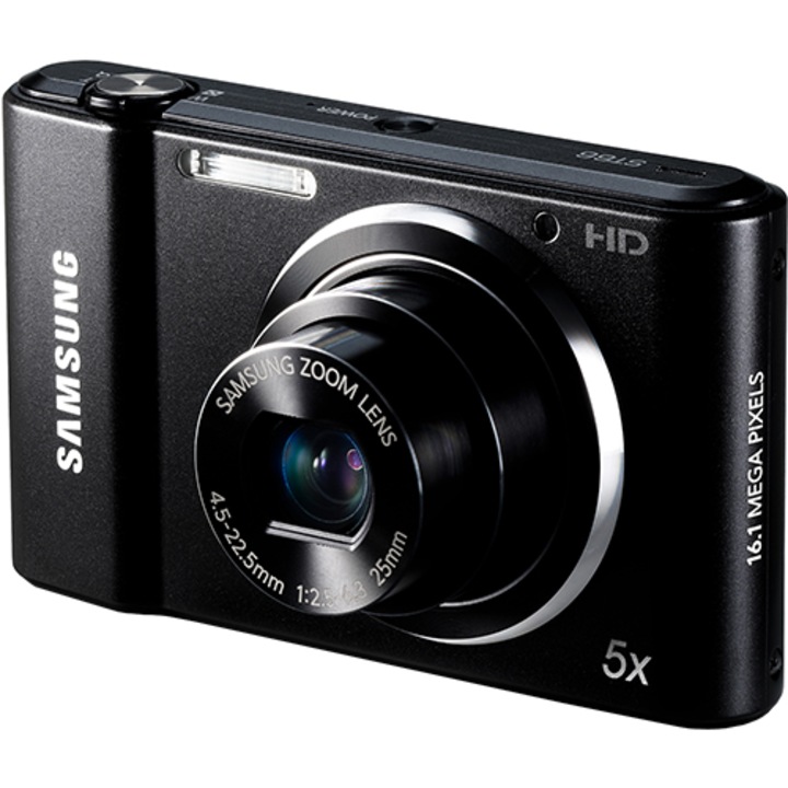 Aparat foto digital Samsung ST66, 16.1MP, Black