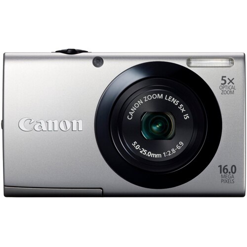 Aparat foto digital Canon PowerShot A3400 IS, 16MP, Silver - eMAG.ro
