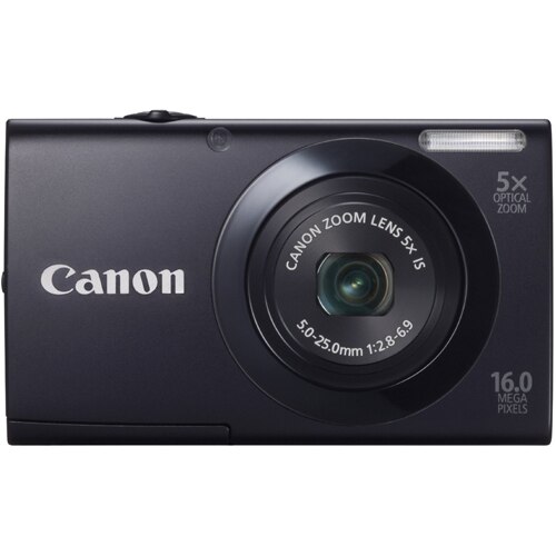 Aparat foto digital Canon PowerShot A3400 IS, 16MP, Black - eMAG.ro