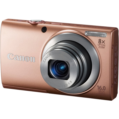 Aparat foto digital Canon PowerShot A4000 IS, 16MP, Pink - eMAG.ro