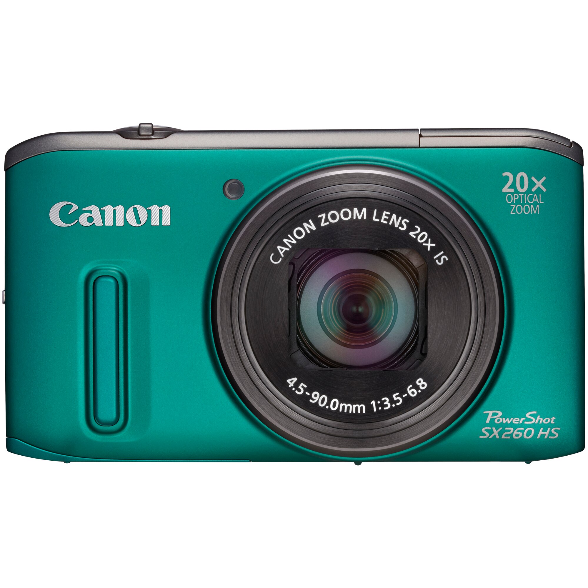 Aparat foto digital Canon PowerShot SX260HS, 12.1MP, Green - eMAG.ro