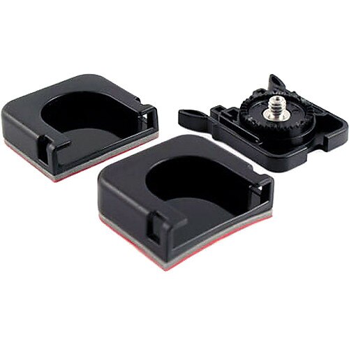 Kit de prinderi Drift, dublu adezive, pe suprafete plate pentru camere video sport