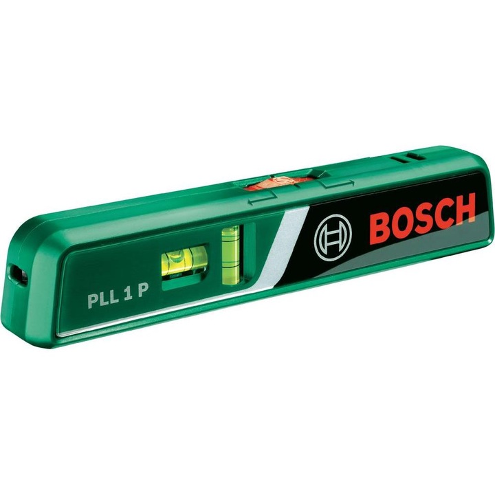 Лазерен нивелир Bosch PLL 1 P, Обхват на действие 20 м, Зелен