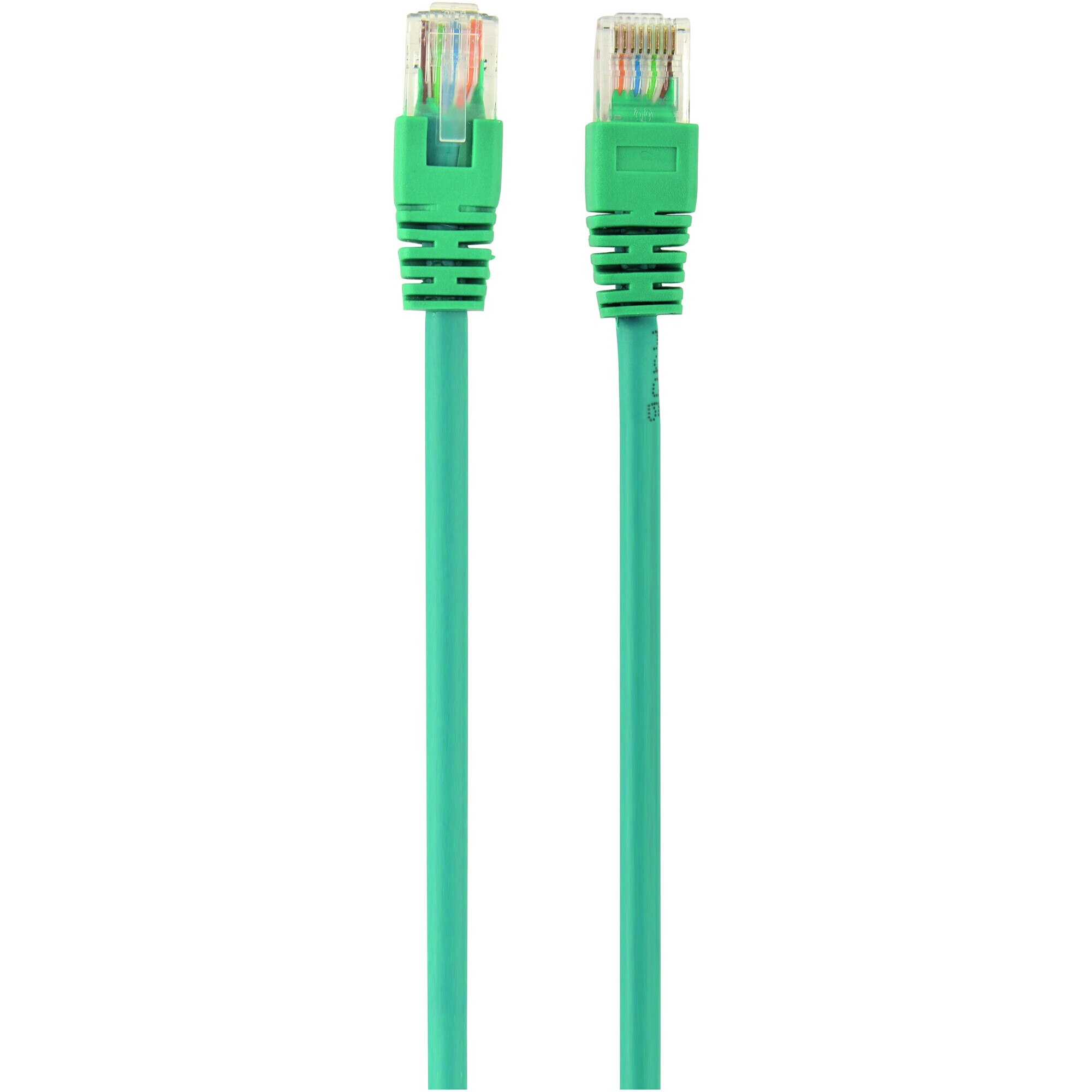 Cablu UTP GEMBIRD Cat5e, cupru-aluminiu, 2 m, verde, AWG26, PP12-2M/G