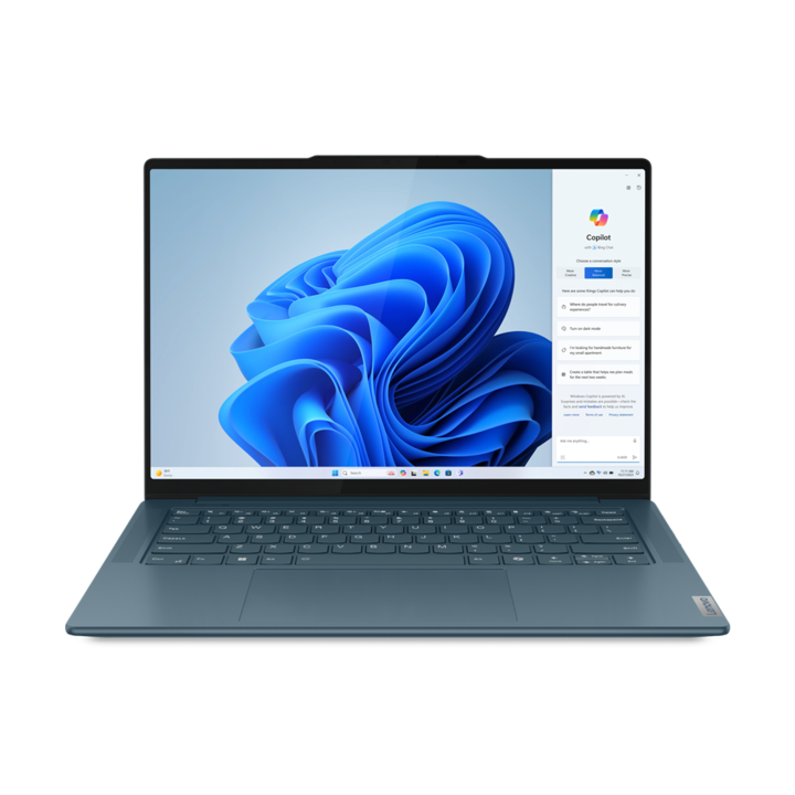 Lenovo Yoga Pro 7 14AHP9 14.5" 2.5K IPS 350nits laptop, AMD Ryzen 7 8845HS, 16GB, 512GB, AMD Radeon™ 780M Graphics, Windows 11 Home, Magyar billentyűzet, Kék