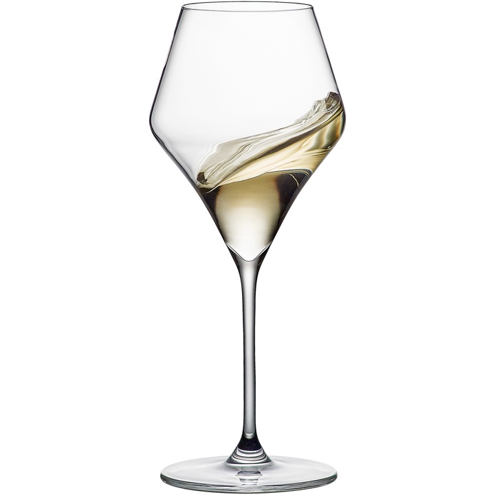 Комплект 6 чаши за вино RONA Aram, Кристал, 380 мл