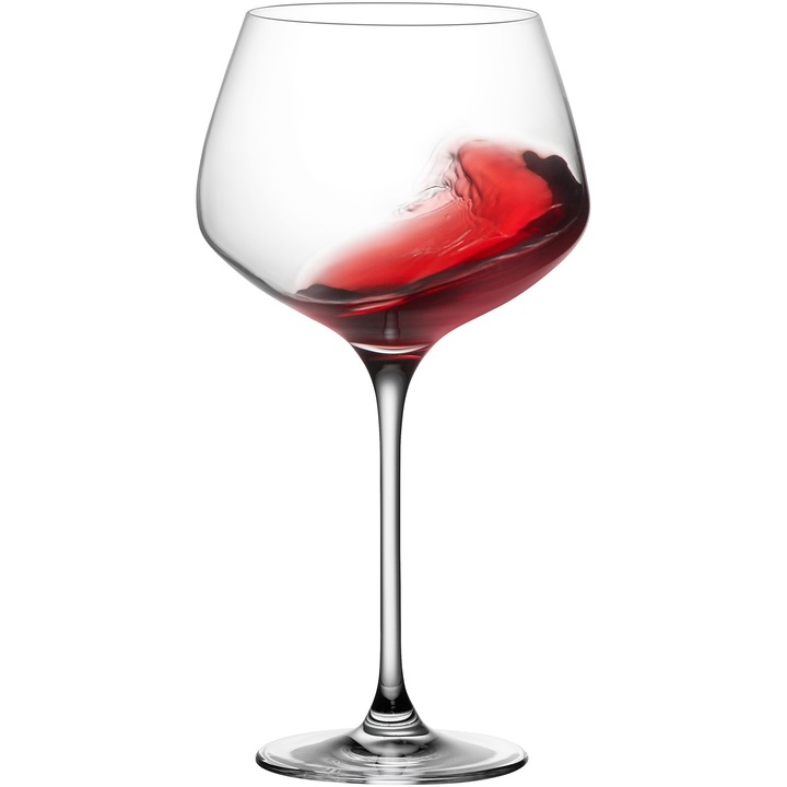 Комплект 4 чаши за вино RONA Charisma, Кристал, 720 мл