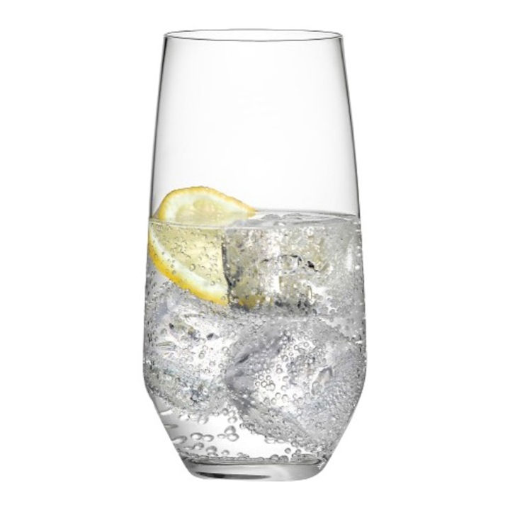 Комплект 4 чаши за уиски RONA Charisma, Кристал, 460 мл