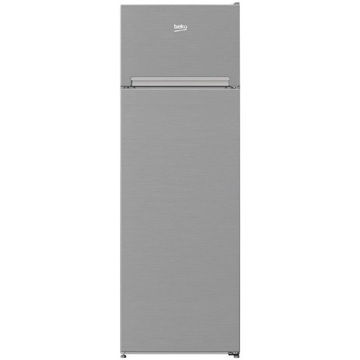 Beko RDSA280K40SN Felülfagyasztós hűtő, 250L, MinFrost, E energiaosztály, Ezüst