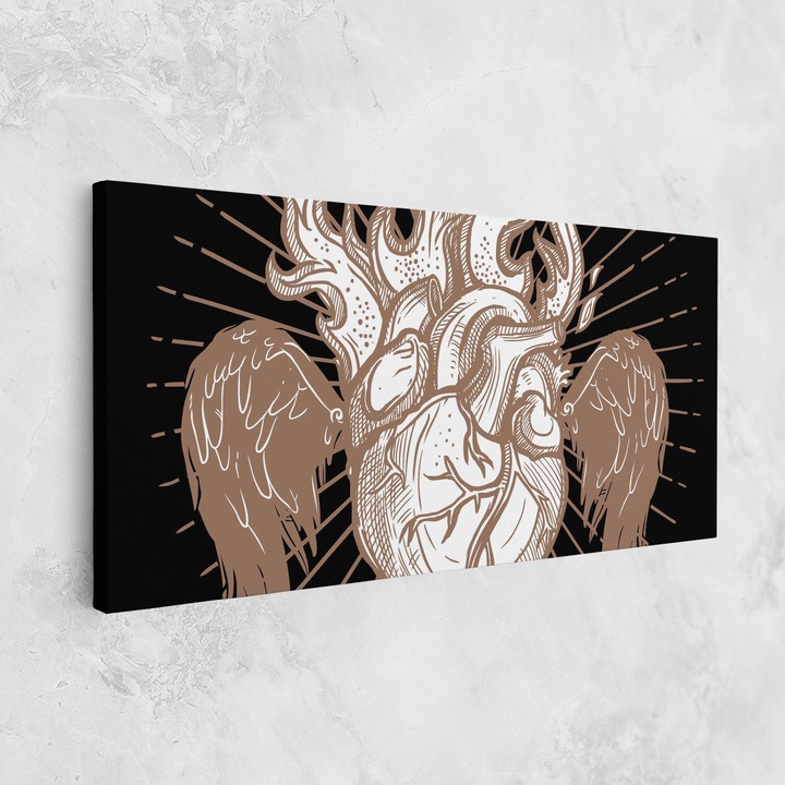 Tablou Canvas, 60x120 cm, Dormitor si Living, Moderne, Digitale, Cool Art 01