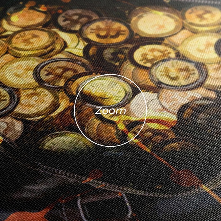 Tablou Canvas, Crypto Rich, 80x120cm