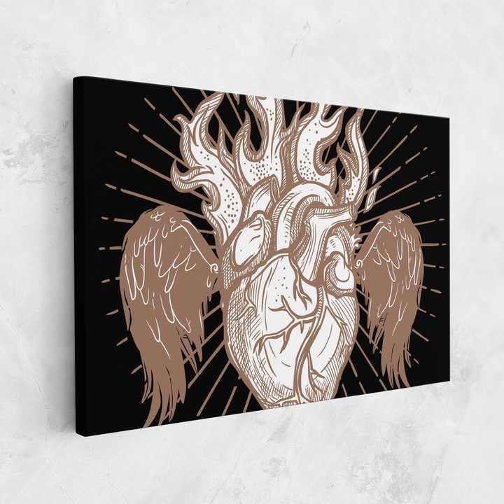 Tablou Canvas, 20x30 cm, Dormitor si Living, Moderne, Digitale, Cool Art 01