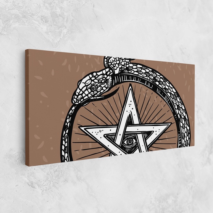 Tablou Canvas, 40x80 cm, Dormitor Si Living, Moderne, Digitale, Cool Art 04