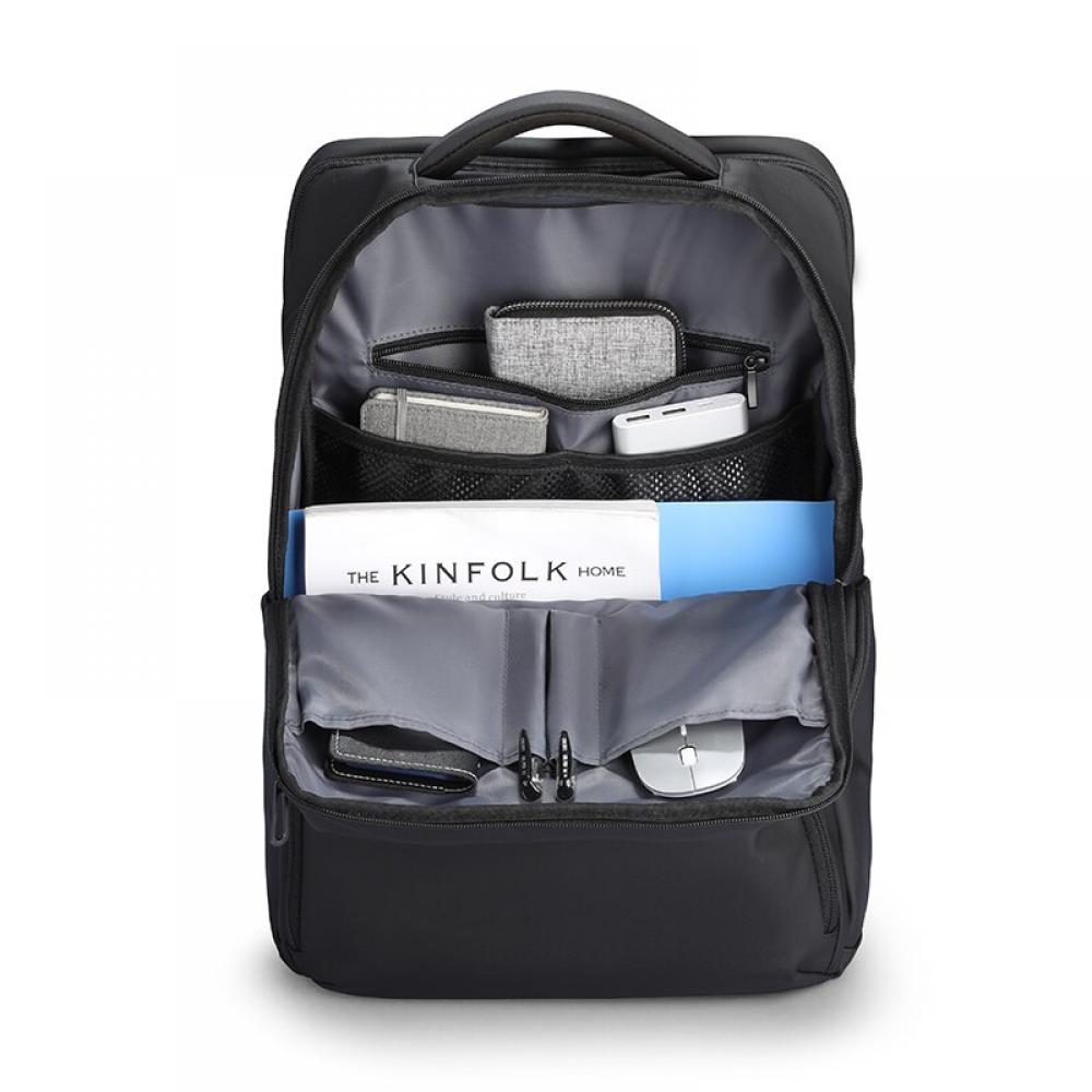 Rucsac, Mark Ryden, compatibil cu laptop 15.6 inch si tableta 11 inch, 23L, full impermeabil, sistem antifurt, unisex, spatios, multifunctional, negru