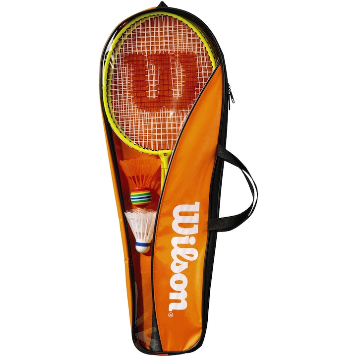 Комплект за бадминтон Wilson Junior, Жълт
