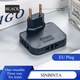 Set 3 adaptor, SINBINTA, Triplu stecher priza, Cu rotire180°, 2400W, 10A, 250V, Standardele UE, Cuprul pur conduce electricitatea, Pentru calatorie si spatii inguste, Policarbonat/ABS, 8 x 6 x 1.4cm, Negru