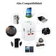 Adaptor universal priza, SINBINTA, 2xUSB, 6 A, 50/60HZ, 4 prize, Protector incorporat, obturator de siguranta si indicator luminos de alimentare, Pentru in SUA/UE/UK/AUS, Policarbonat/ABS, 84x43x54mm, Alb