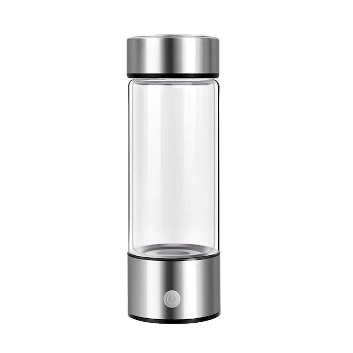 Водородна бутилка за вода, JESWO®, PEM и SPE технология, 1200ppb капацитет, USB акумулаторна чаша, 420 ml