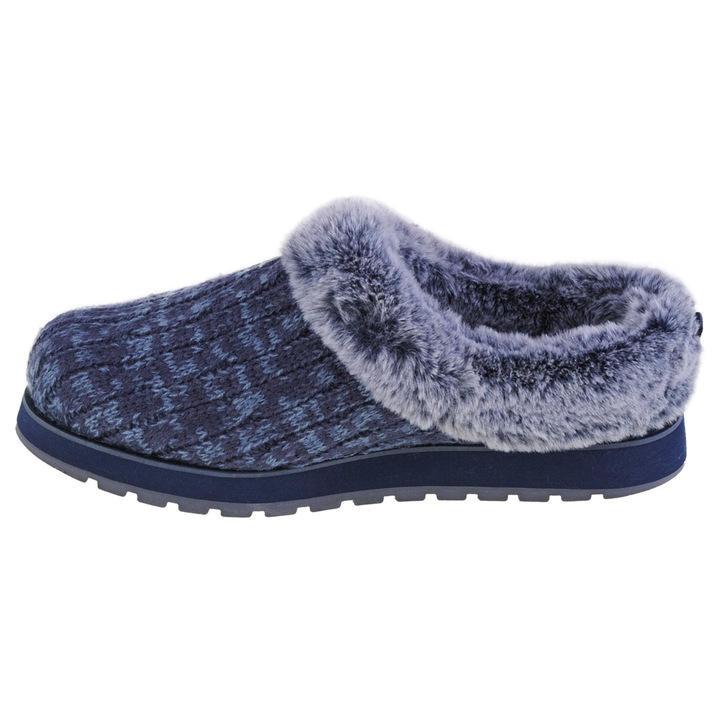 Skechers, Чехли Keepsakes- Ice Angel с еко пух, Морскосин, 40
