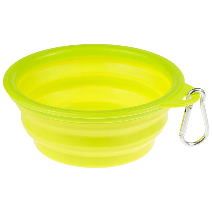 Kutyatál, Wesolypupil, Összecsukható, Turisztikai, 350 Ml, Szilikon, Zöld
