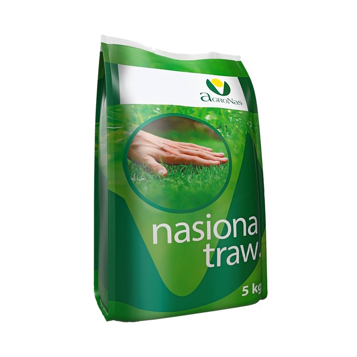 Amestec de ierburi de gazon, 5kg, 200m2, rezistent la utilizare, dens