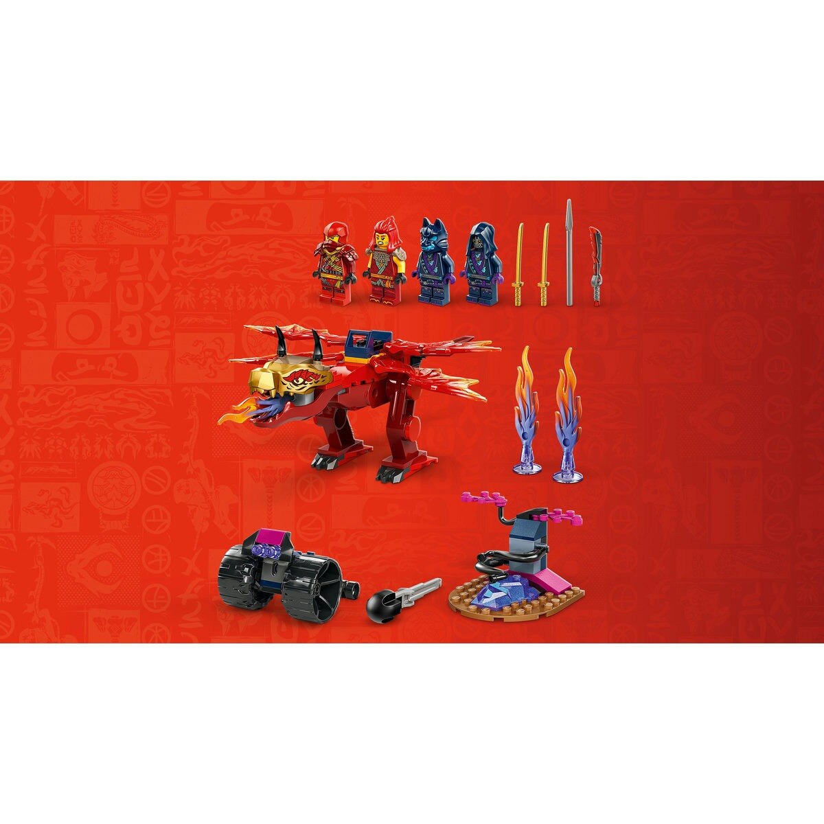 chikuwa★ LEGO® Ninjago - Batalia Dragonului-Sursa al lui Kai, 71815, 120