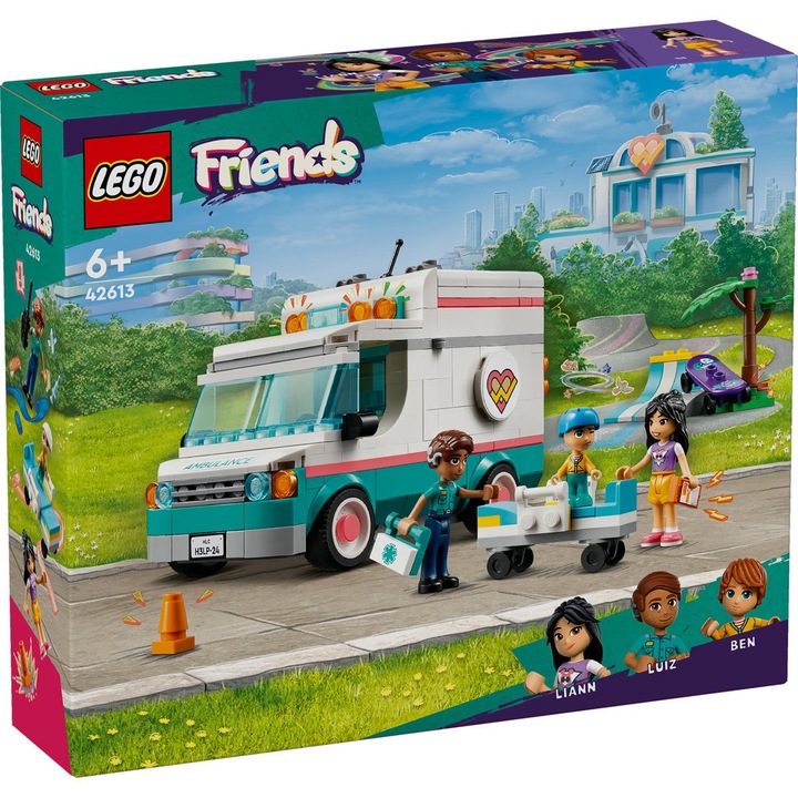 LEGO® Friends - Линейка на болница Heartlake City 42613, 344 части