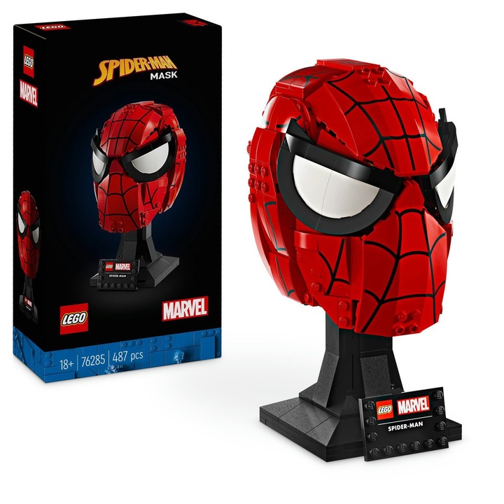 LEGO® Marvel - Маската на Спайдърмен 76285, 487 части