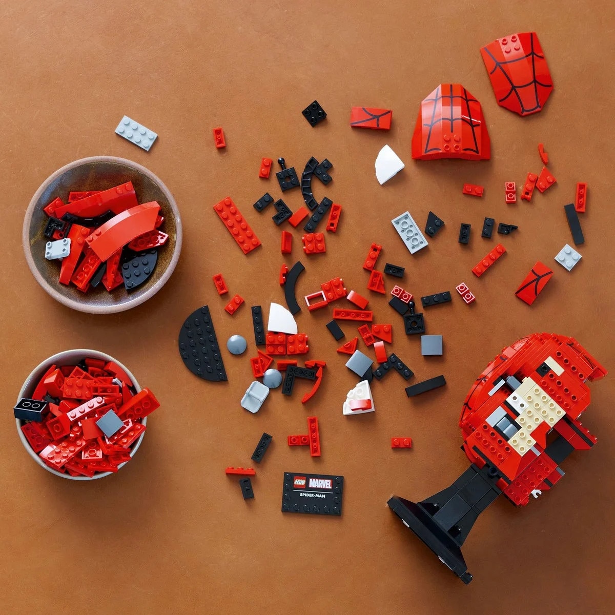 LEGO® Marvel - Masca Omului Paianjen 76285, 487 piese - eMAG.ro